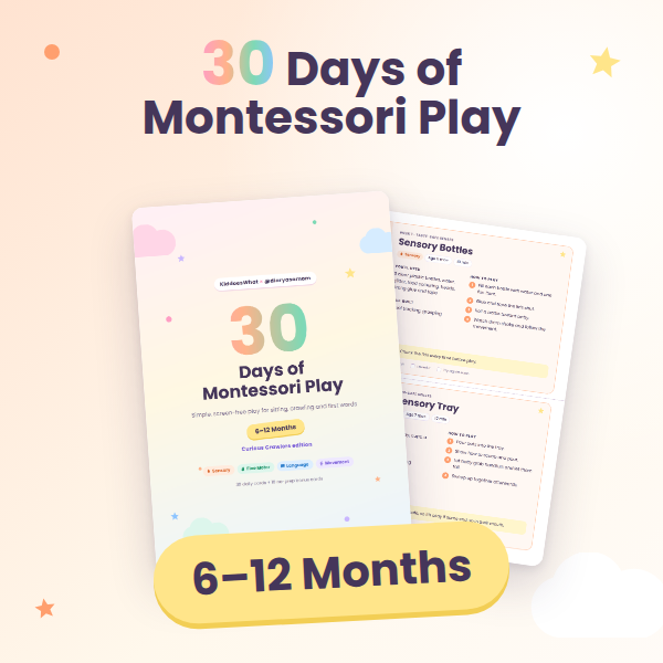 30 Days of Montessori Play: Curious Crawlers (6–12 Months)